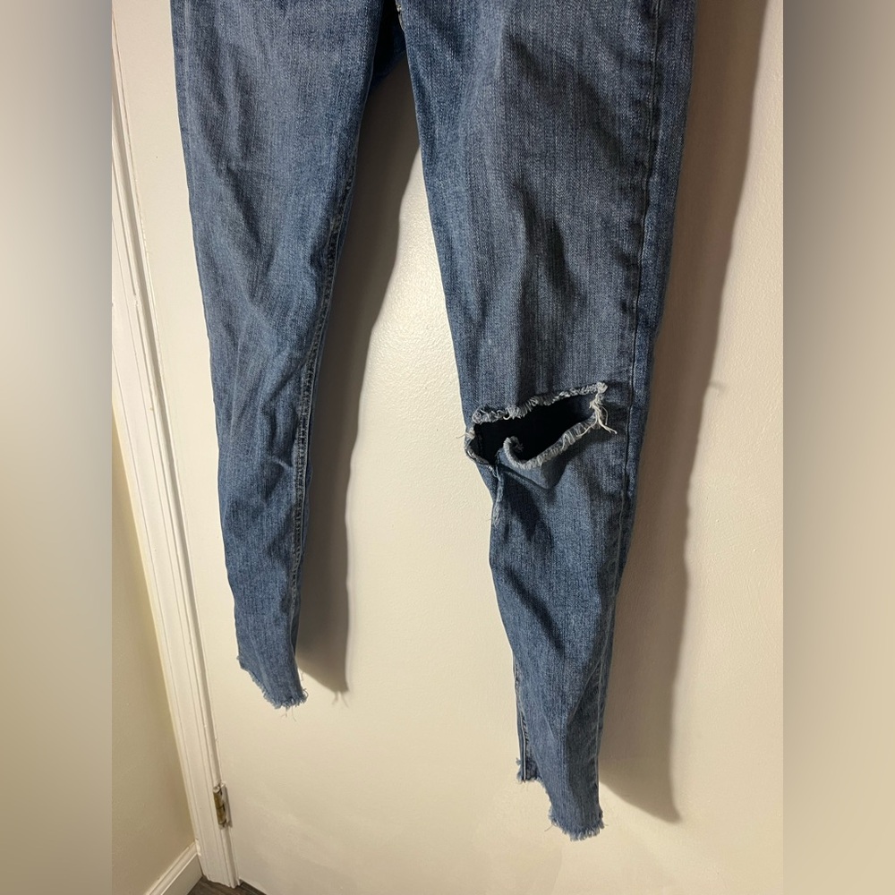 rag & bone Blue Straight Leg Jeans - Picture 6 of 9